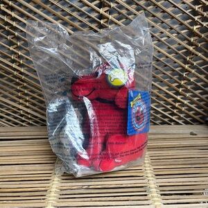 Kids Clifford the Big Red Dog Mini FM Radio Plush Brand New With Tags